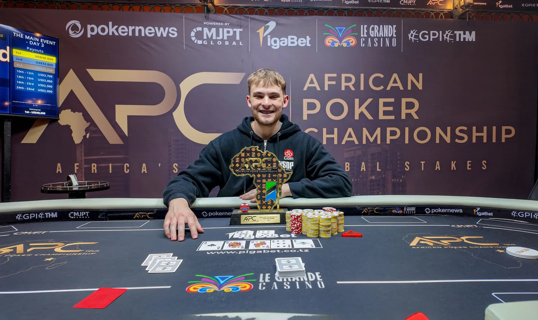 APC Main Event champion at Le Grande Casino