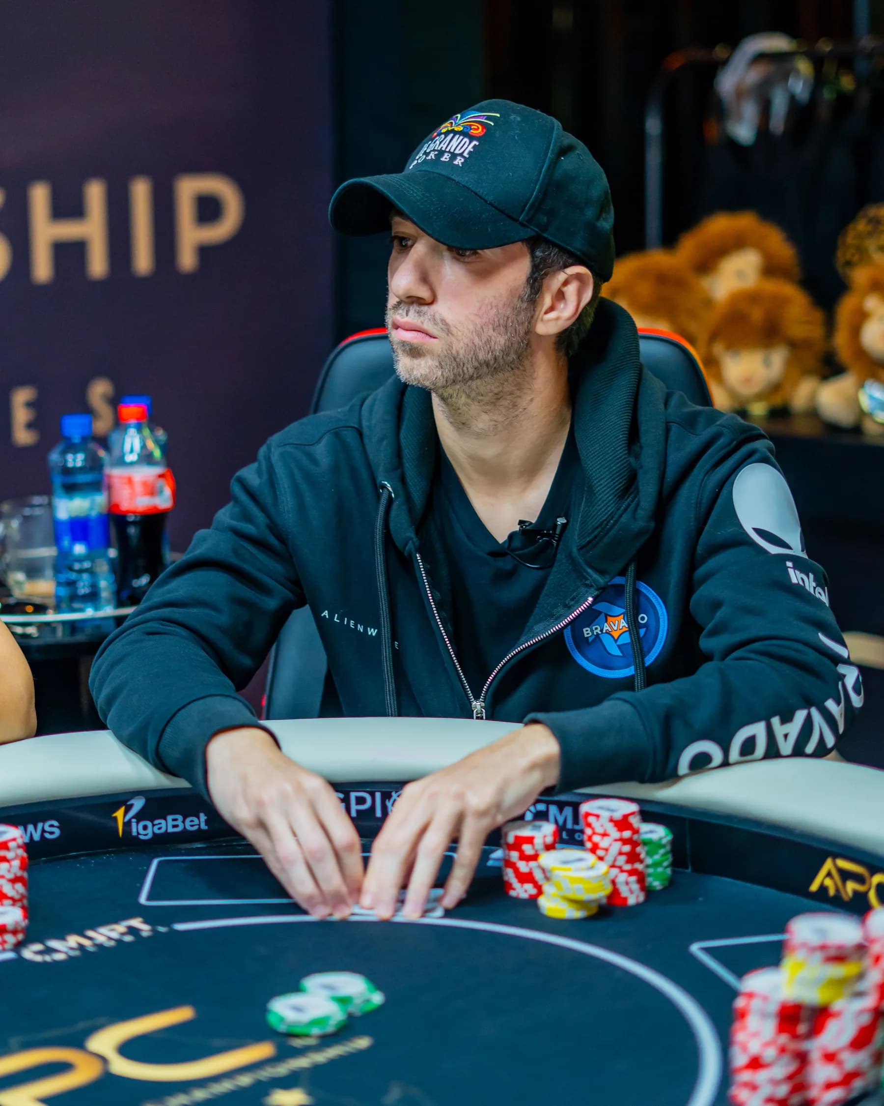 Player at the APC feature table