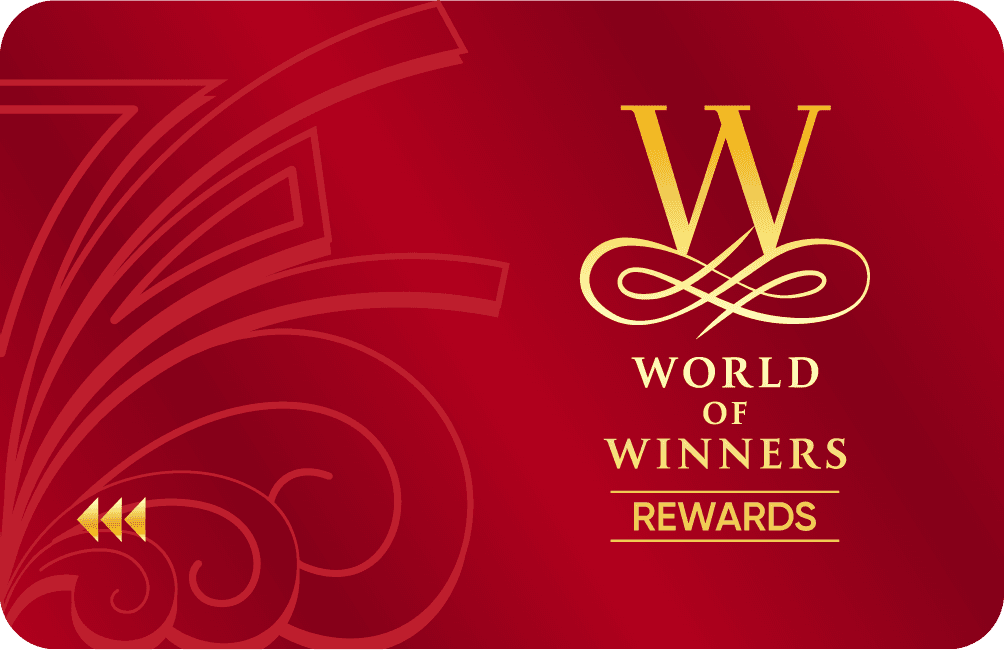 Ruby World of Winners membership card