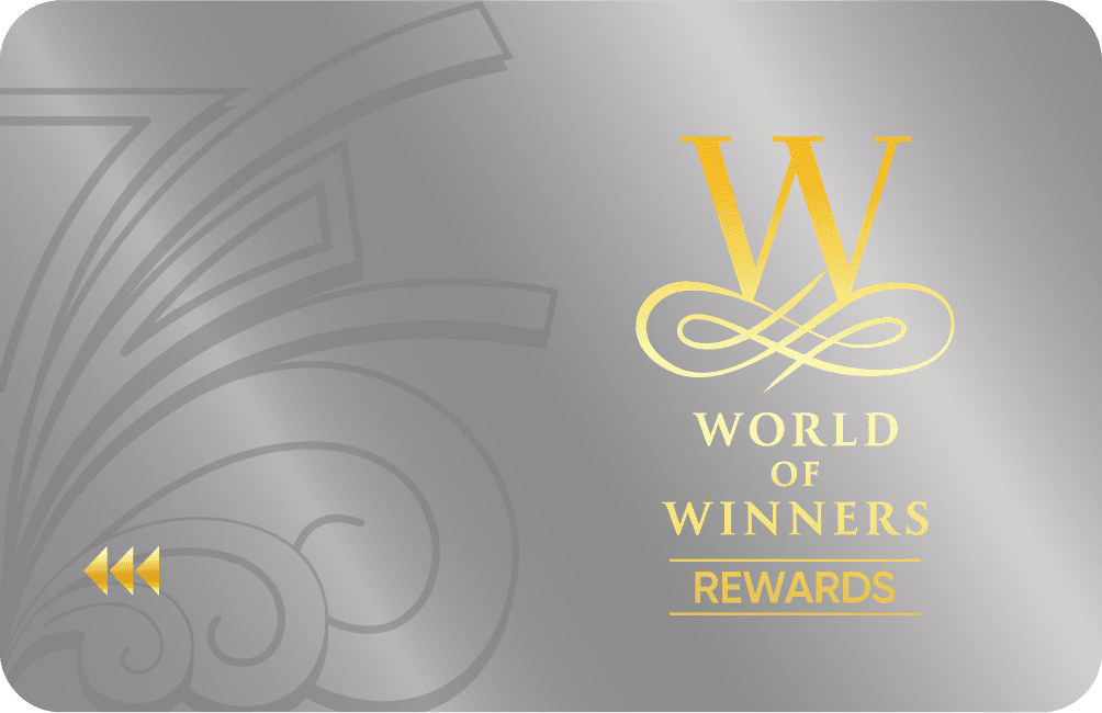 Silver World of Winners membership card